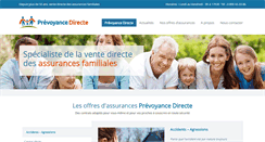 Desktop Screenshot of prevoyance-directe.fr