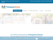 Tablet Screenshot of prevoyance-directe.fr
